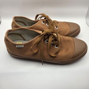 Bangs Sahara Sand Low Top Canvas Sneakers Womens 7.5 Mens Size 6